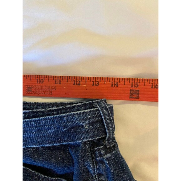 GAP Retro Skirt Denim Women’s Size 8 / 29T Casual  w/ Belt & Kick Pleat - Picture 8 of 9